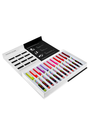 Karin markers Pigment Decobrush | Passion Colors Collection 12 colors marcadores, plumones Karin