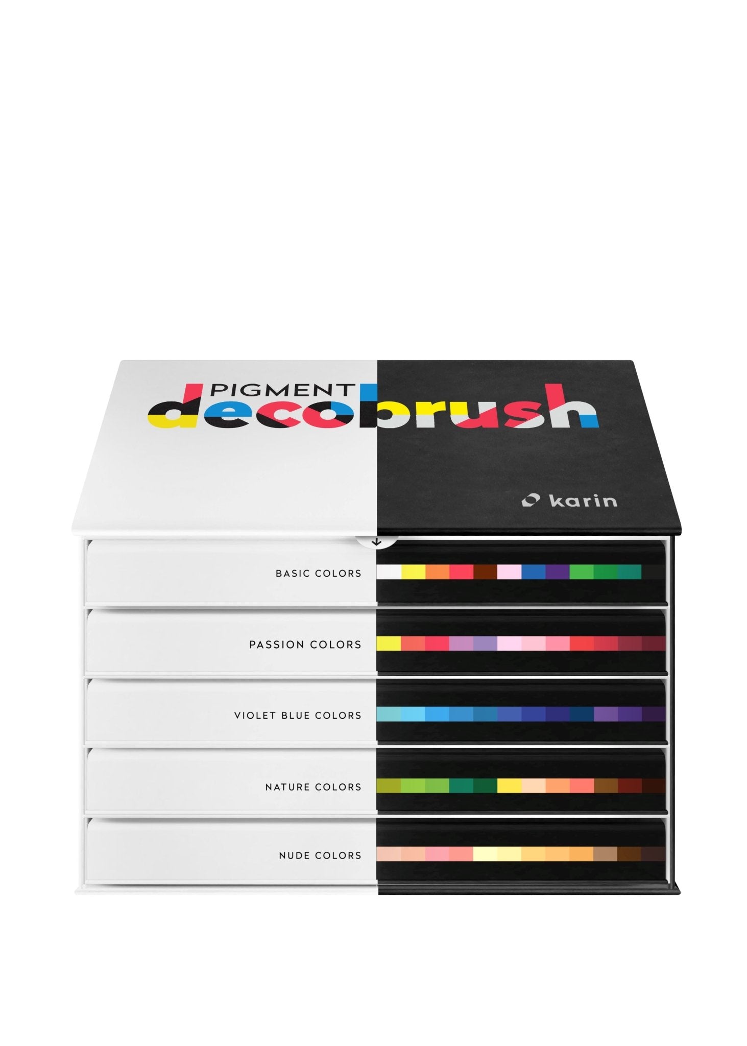 Karin markers Pigment Decobrush | Set Profesional 60 colores - Letters by Jess Shop