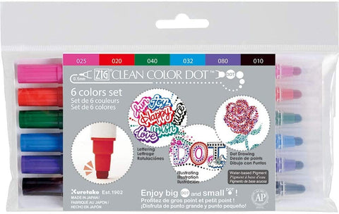 Kuretake Clean Dot Doble Punta - Letters by Jess Shop