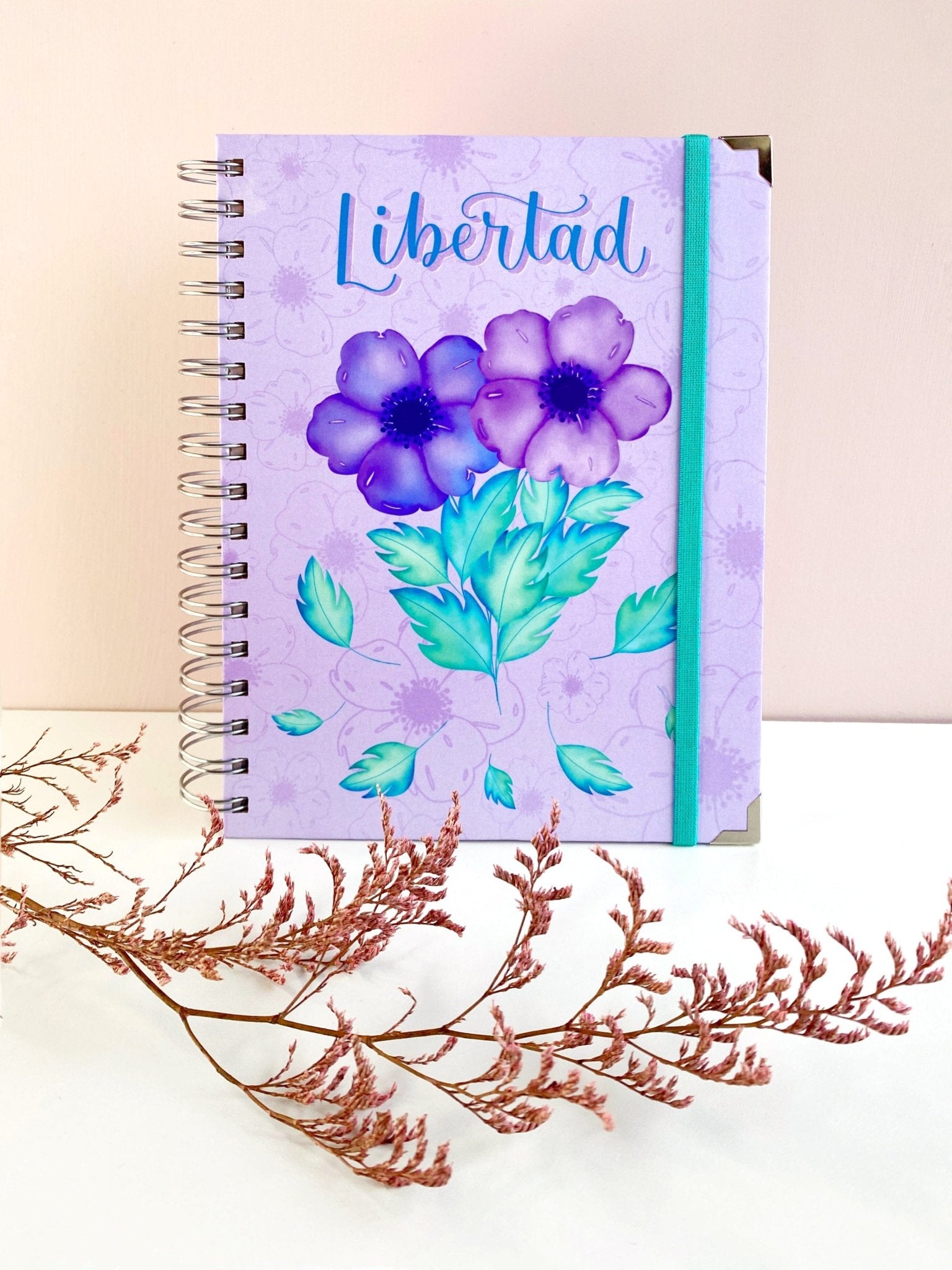 Libreta Letters by Jess -¨Libertad¨ (Anilllada - A5) - Letters by Jess Shop