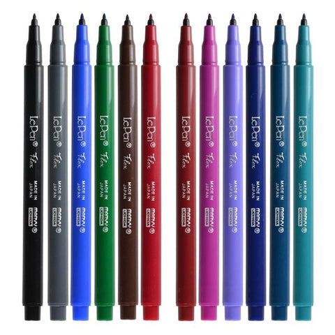 Marvy uchida le pen flex clásicos set x12 / Por unidad Brush pens (Plumones punta pincel) Marvy Uchida