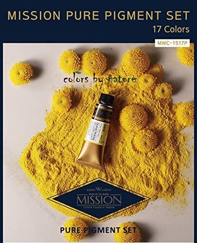 MIJELLO Mission Gold Set 17 colores/15ml - Nuevo Pigmento Puro ACUARELAS MIJELLO