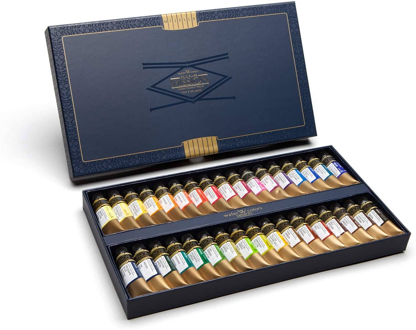 MIJELLO Mission Gold Set 34 Colores/15ml - Letters by Jess Shop
