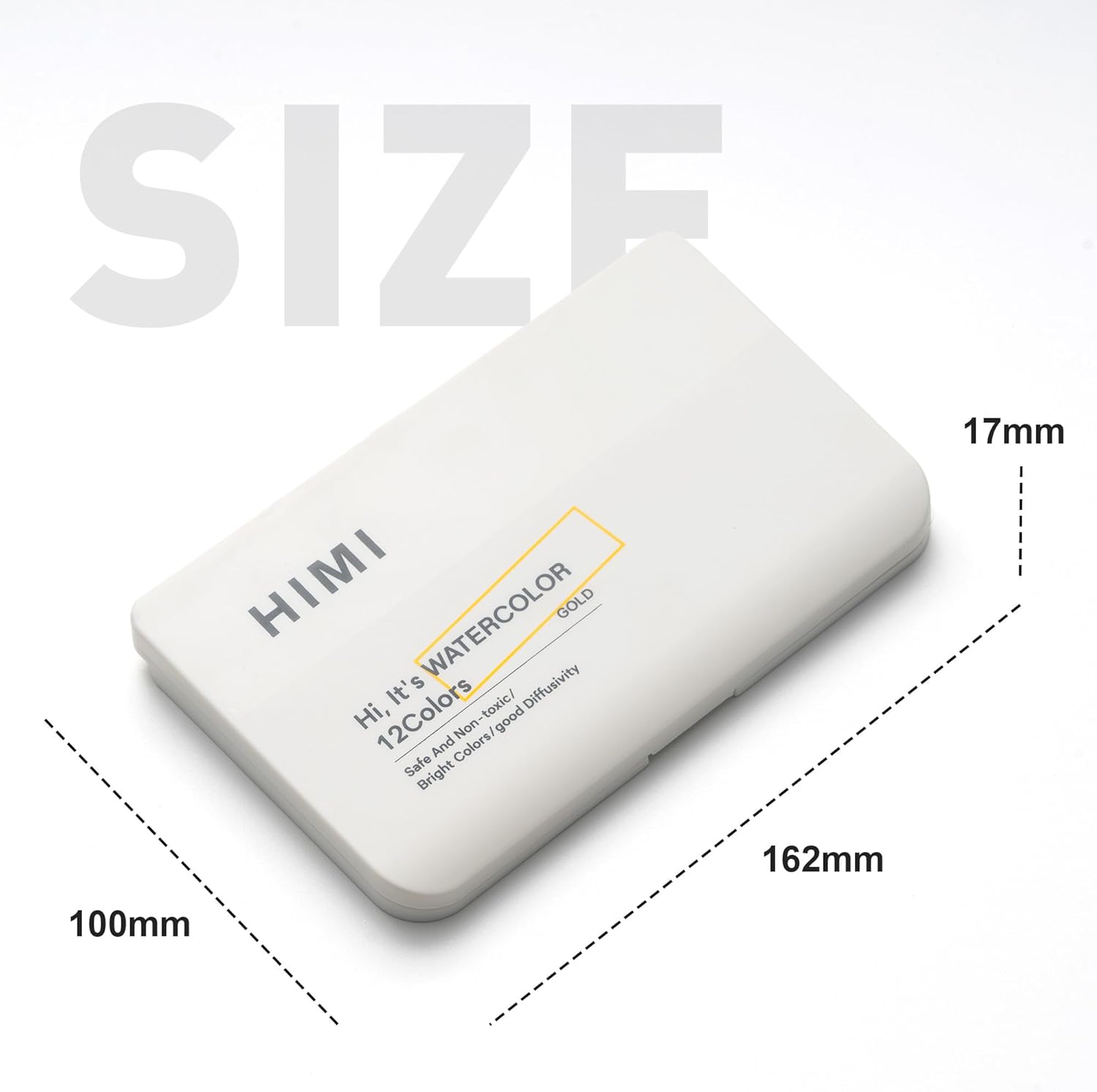 Miya Himi Acuarela metálica en pastilla: Set 12 colores - GOLD - Letters by Jess Shop