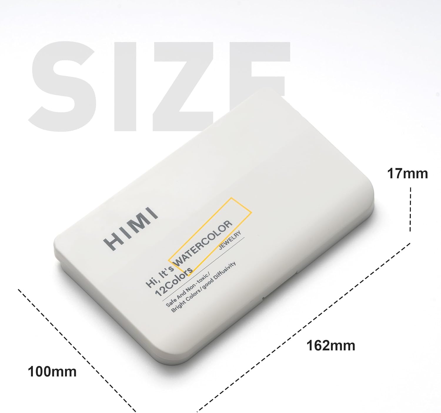 Miya Himi Acuarela metálica en pastilla: Set 12 colores - JEWELRY - Letters by Jess Shop