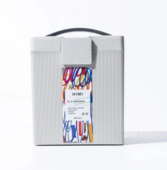 Miya Himi - CC Marcadores a base de alcohol: Set 80 colores doble punta inc. 1 blender (Punta Pincel + biselada) - Letters by Jess Shop