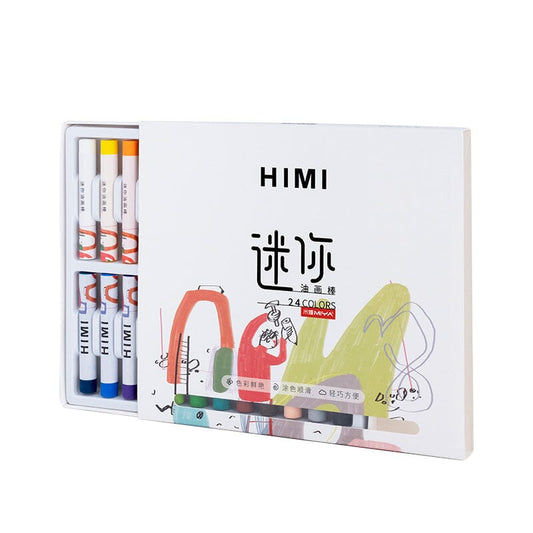 MIYA HIMI Mini Óleo Pastel, 24colores - Letters by Jess Shop