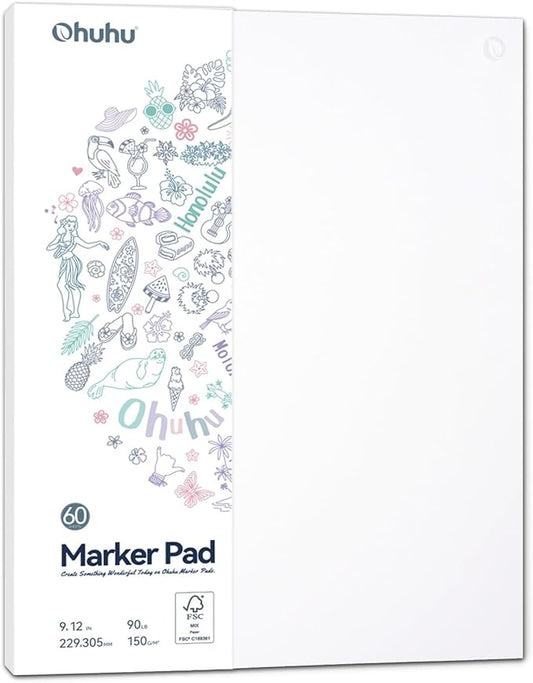 Ohuhu Block para marcadores doble cara - Empastado (22,9x30cm) - Letters by Jess Shop