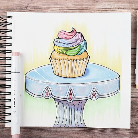 Ohuhu Honolulu: Punta pincel + punta biselada. Set de 48 marcadores de alcohol en colores pasteles - Sweetness+ 1 Blender - Letters by Jess Shop