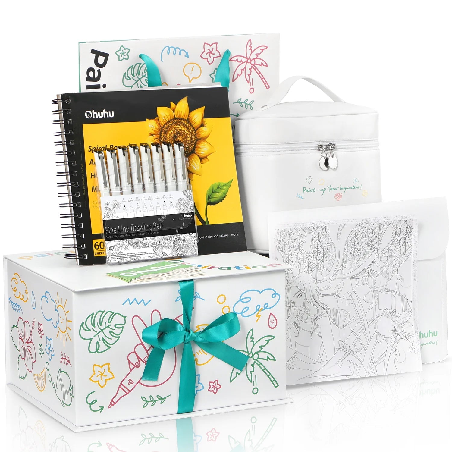 Ohuhu Markers Gift Box - Caja de Regalo - Letters by Jess Shop