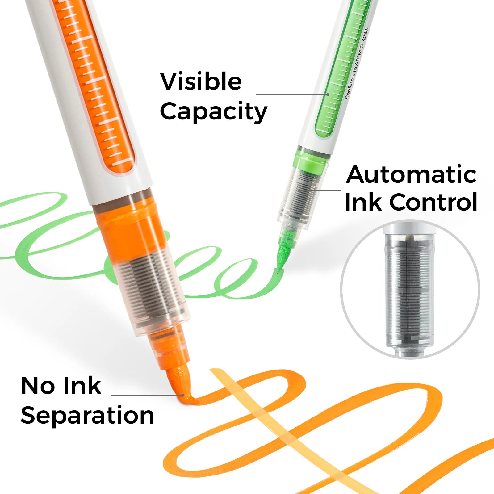 Ohuhu Nahuku: Set de 48 marcadores de acrílicos punta pincel - Letters by Jess Shop