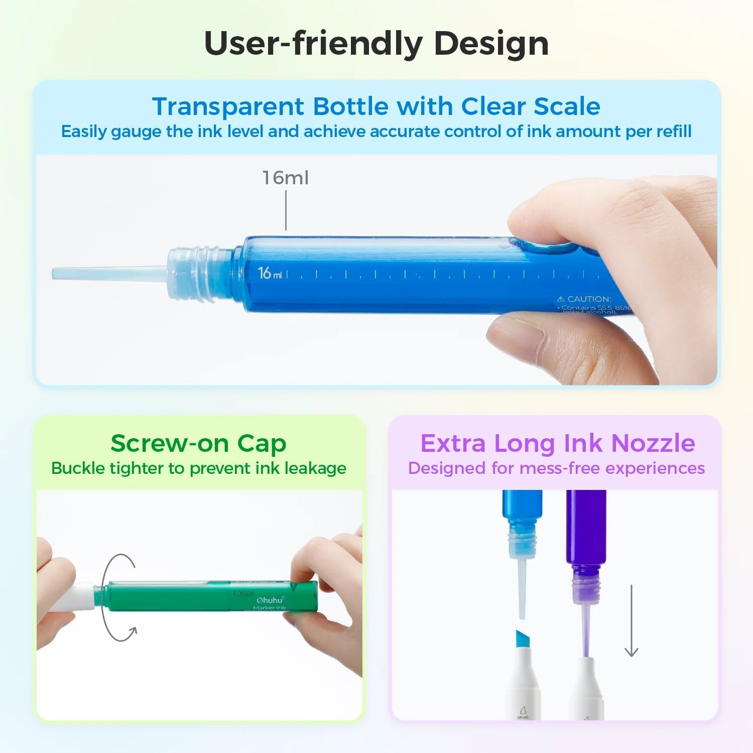 Ohuhu Refill Tinta para marcadores de alcohol - Letters by Jess Shop