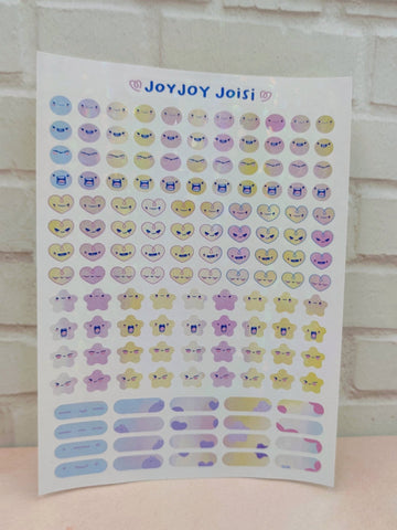 Pack Stickers x 3 Minpaucito- positivo- mix - Letters by Jess Shop