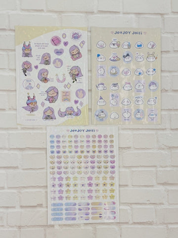 Pack Stickers x 3 Minpaucito- positivo- mix - Letters by Jess Shop