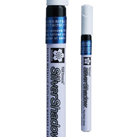Pen Touch Silvershadow Outline 1,0mm (Sombra plateada) marcadores, plumones Sakura