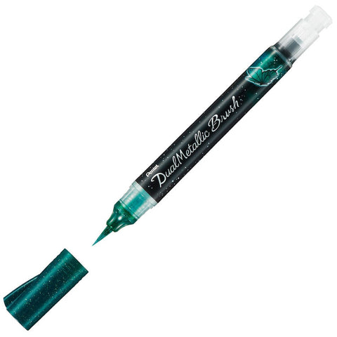 Pentel Hybrid Dual Metallic - Brush Pen con tinta metálica - Letters by Jess Shop