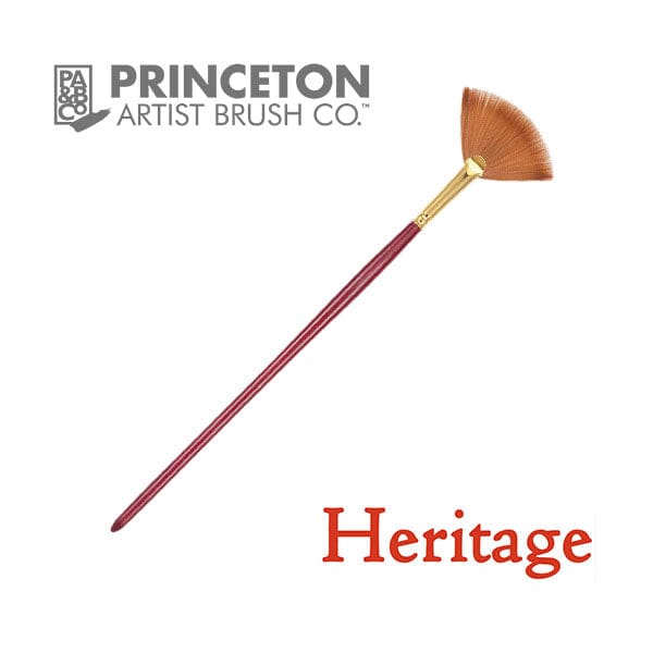 Pincel Princeton HERITAGE - FAN - Letters by Jess Shop