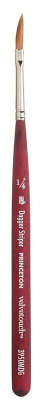 Pincel Princeton VELVETOUCH - MINI DAGGER STRIPPER - Letters by Jess Shop