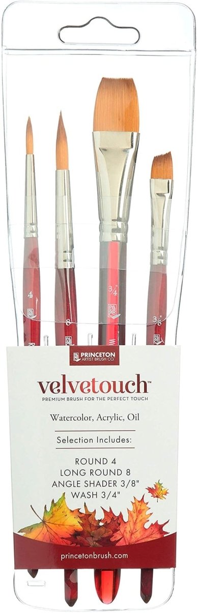 Princeton - SET PROFESIONAL VELVETOUCH - 4 PIEZAS - Letters by Jess Shop
