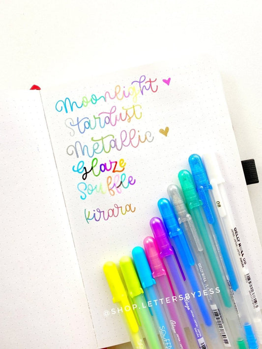 SAKURA GELLY ROLL GLAZE 3D-ROLLER 10 (línea 0.6mm) (X10) - Letters by Jess Shop