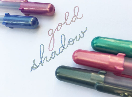 Sakura Gelly Roll Gold Shadow Outline 0,7mm (Sombra dorada) - Letters by Jess Shop