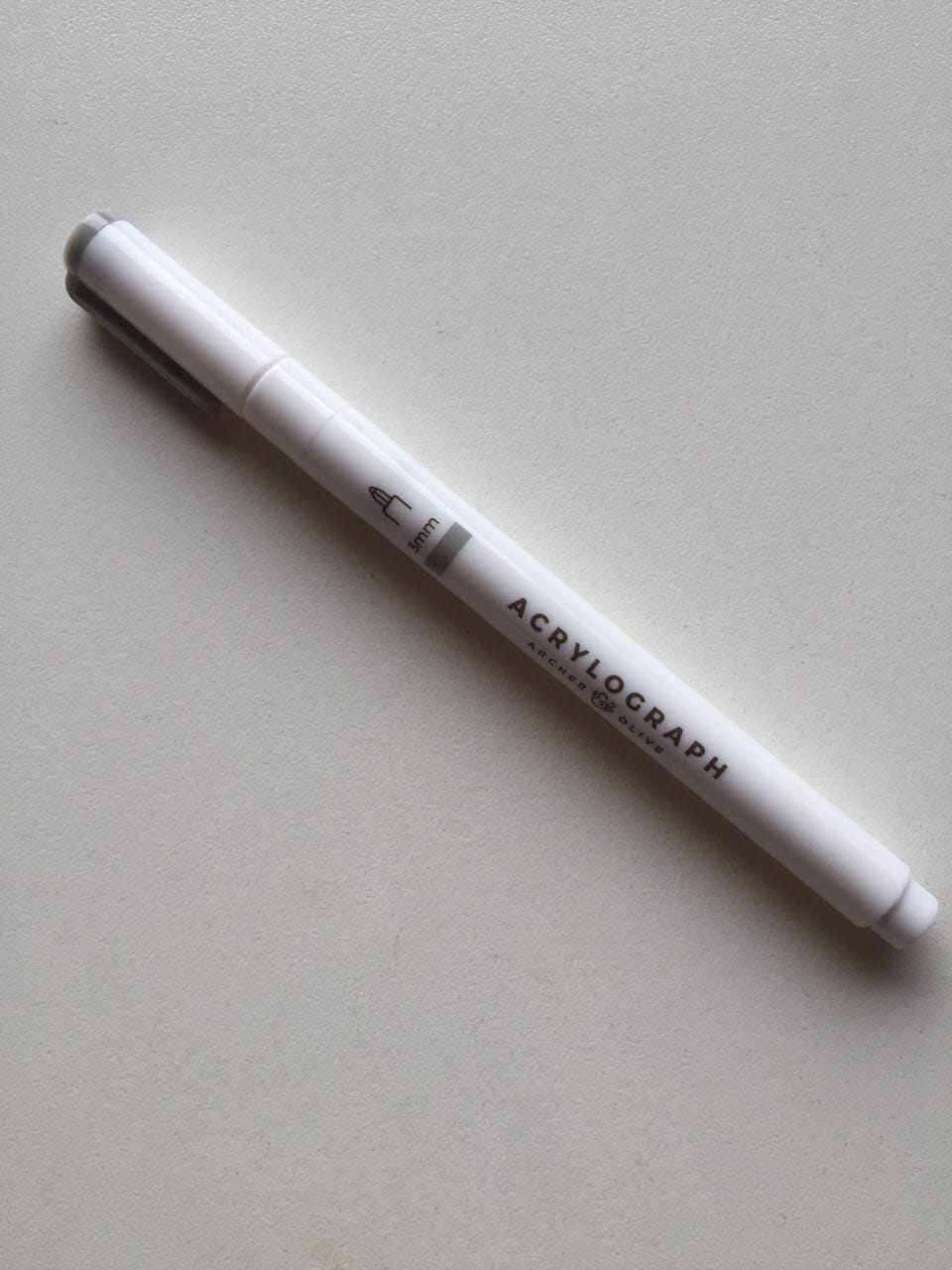 SALE Archer & Olive - Acrylograph Pens Unitarios tip 3mm NUEVOS Archer & Olive