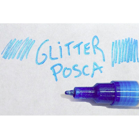 UNIBALL POSCA GLITTER 1.0 MM - PC-3M Set x7 - Letters by Jess Shop