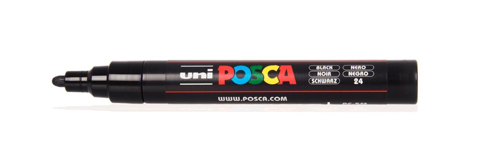 UNIBALL POSCA Negro unidad - PC 5M UNIBALL Posca