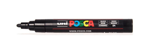 UNIBALL POSCA Negro unidad - PC 5M - Letters by Jess Shop